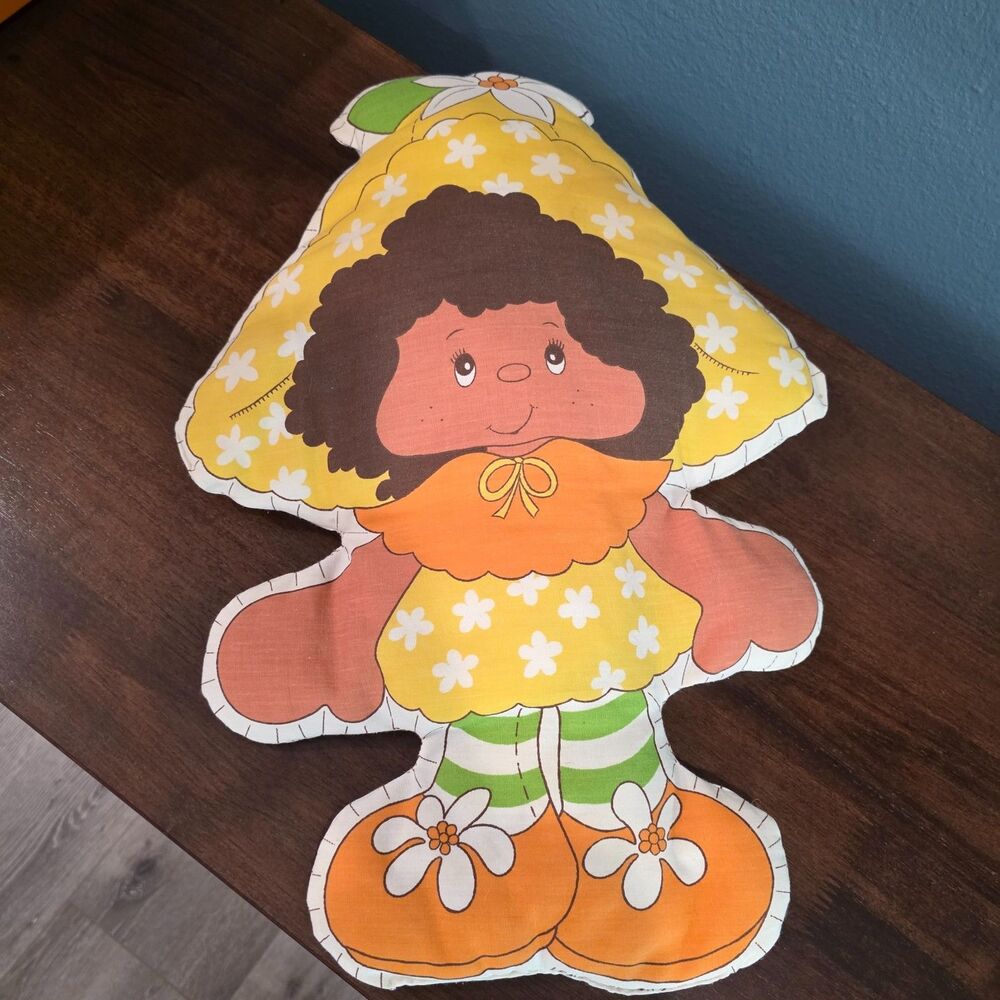 Strawberry Shortcake Orange Blossom Fabric Cut & Sew Pillow Doll 1980's